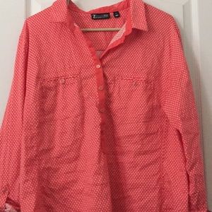 Tangerine orange Blouse
